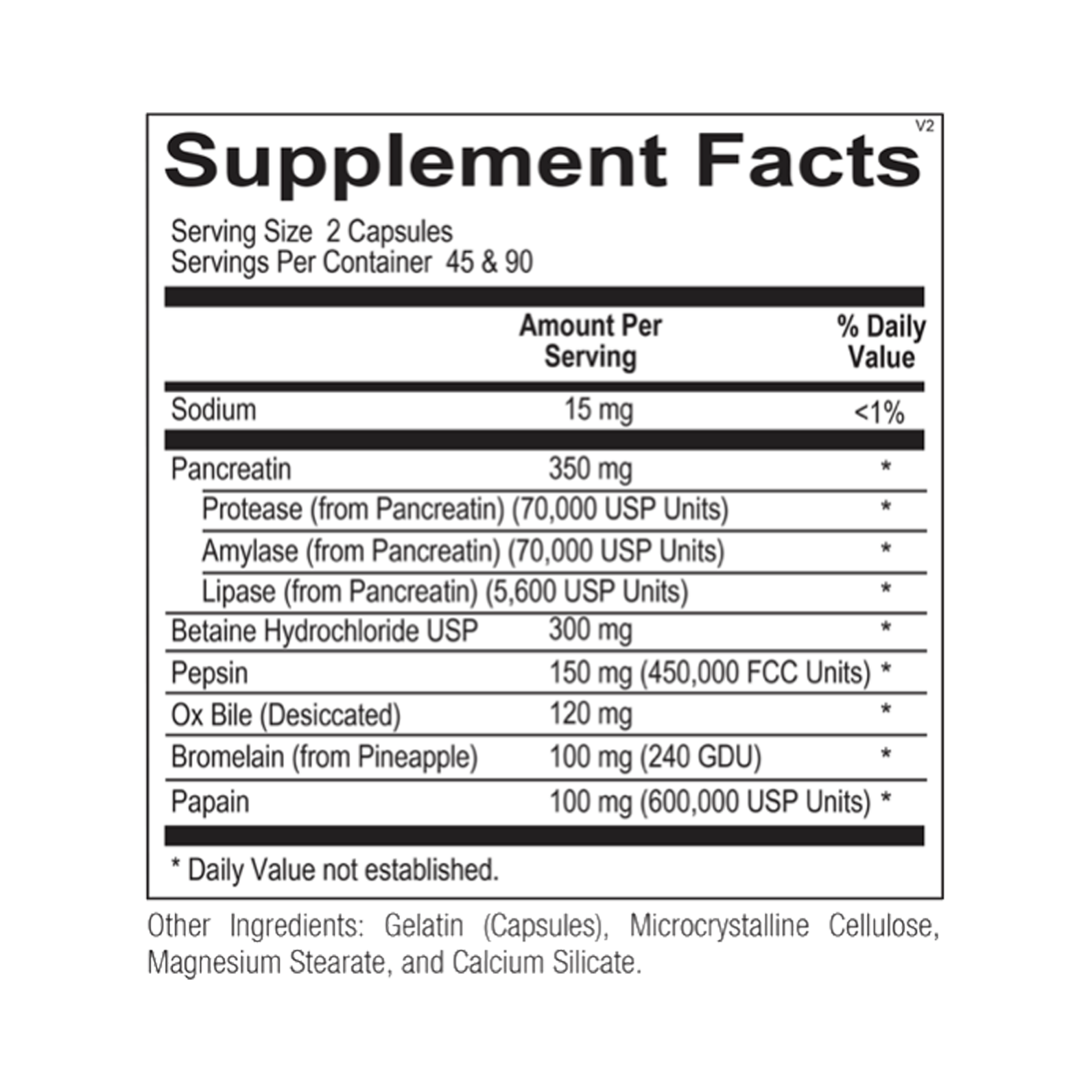 Digestive Enzymes HCL - Image 2